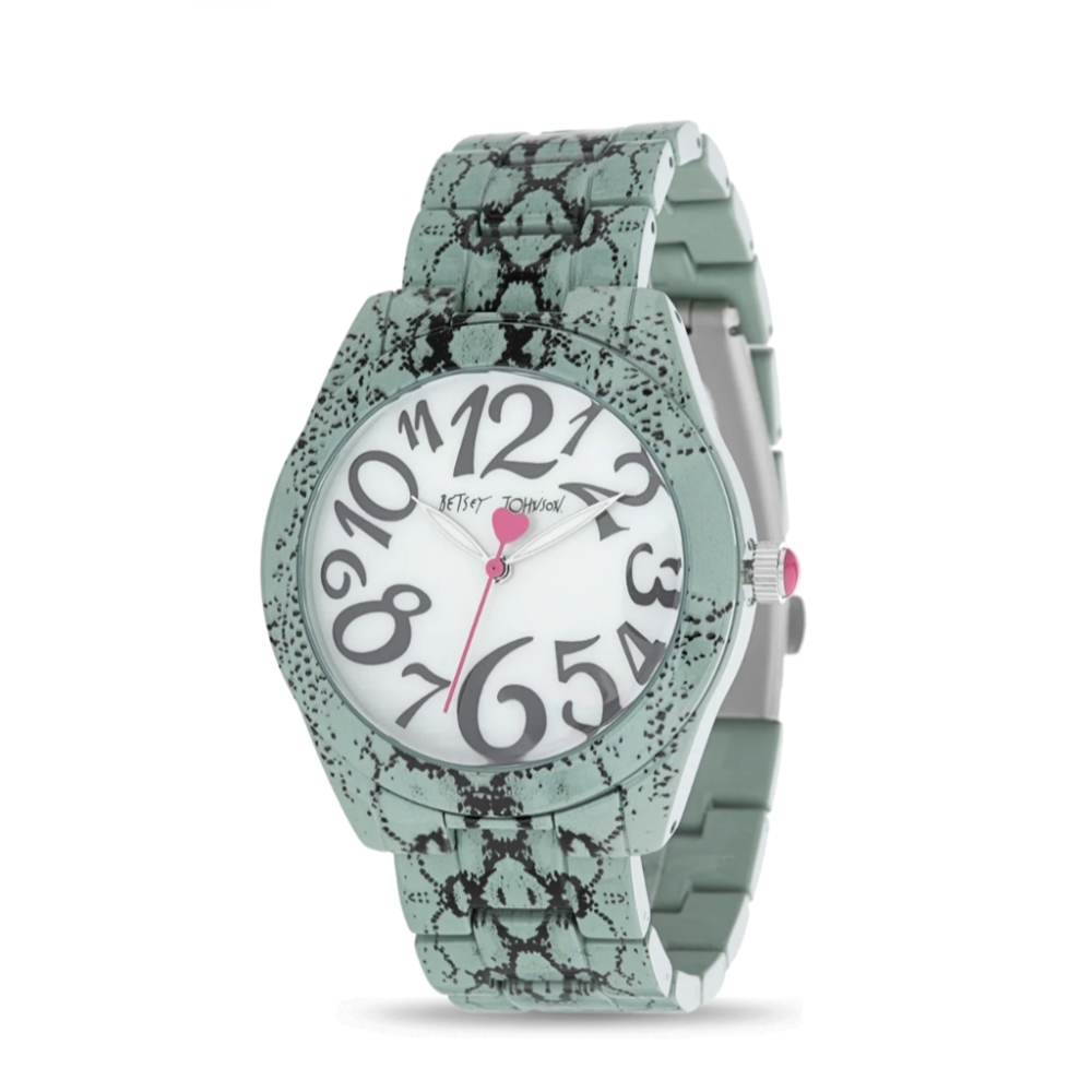 Betsey Johnson Glossy Green Watch